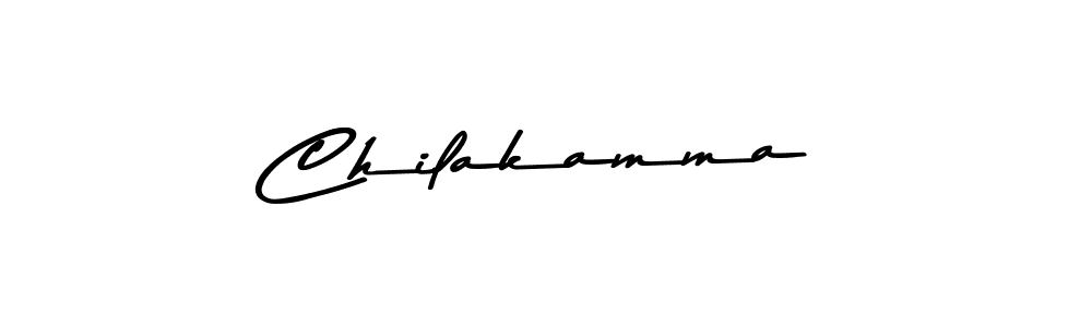 How to make Chilakamma name signature. Use Asem Kandis PERSONAL USE style for creating short signs online. This is the latest handwritten sign. Chilakamma signature style 9 images and pictures png