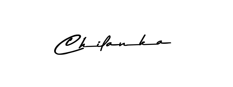 Design your own signature with our free online signature maker. With this signature software, you can create a handwritten (Asem Kandis PERSONAL USE) signature for name Chilanka. Chilanka signature style 9 images and pictures png