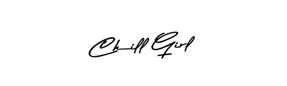 Create a beautiful signature design for name Chill Girl. With this signature (Asem Kandis PERSONAL USE) fonts, you can make a handwritten signature for free. Chill Girl signature style 9 images and pictures png