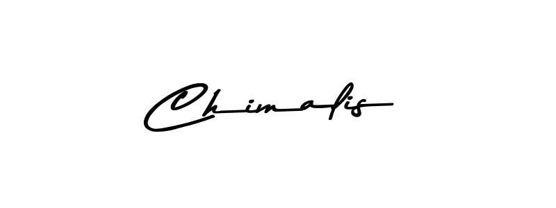 Make a beautiful signature design for name Chimalis. With this signature (Asem Kandis PERSONAL USE) style, you can create a handwritten signature for free. Chimalis signature style 9 images and pictures png