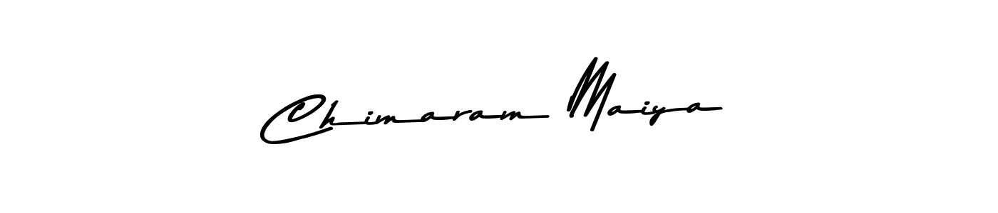 Also You can easily find your signature by using the search form. We will create Chimaram Maiya name handwritten signature images for you free of cost using Asem Kandis PERSONAL USE sign style. Chimaram Maiya signature style 9 images and pictures png