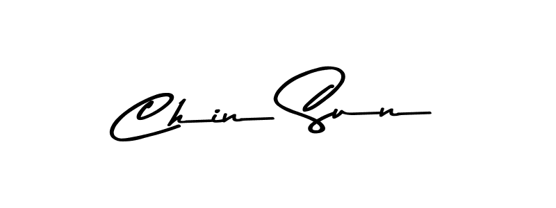 Make a beautiful signature design for name Chin Sun. Use this online signature maker to create a handwritten signature for free. Chin Sun signature style 9 images and pictures png