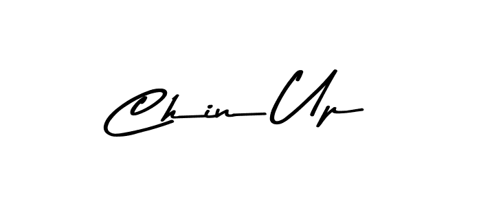 Chin Up stylish signature style. Best Handwritten Sign (Asem Kandis PERSONAL USE) for my name. Handwritten Signature Collection Ideas for my name Chin Up. Chin Up signature style 9 images and pictures png