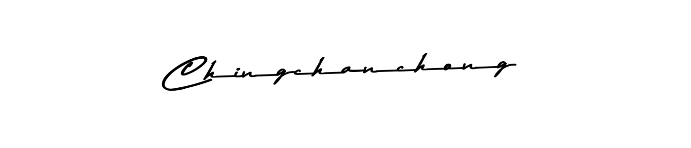 Use a signature maker to create a handwritten signature online. With this signature software, you can design (Asem Kandis PERSONAL USE) your own signature for name Chingchanchong. Chingchanchong signature style 9 images and pictures png