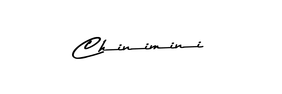 You should practise on your own different ways (Asem Kandis PERSONAL USE) to write your name (Chinimini) in signature. don't let someone else do it for you. Chinimini signature style 9 images and pictures png