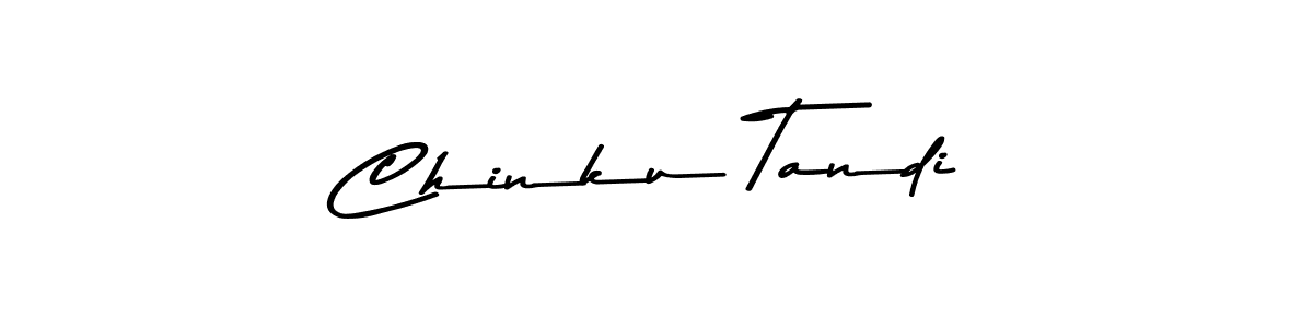 Design your own signature with our free online signature maker. With this signature software, you can create a handwritten (Asem Kandis PERSONAL USE) signature for name Chinku Tandi. Chinku Tandi signature style 9 images and pictures png