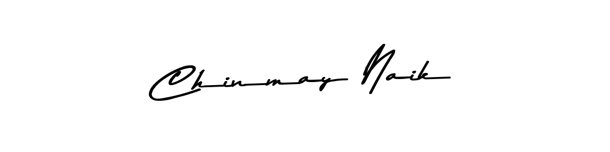 Make a beautiful signature design for name Chinmay Naik. With this signature (Asem Kandis PERSONAL USE) style, you can create a handwritten signature for free. Chinmay Naik signature style 9 images and pictures png