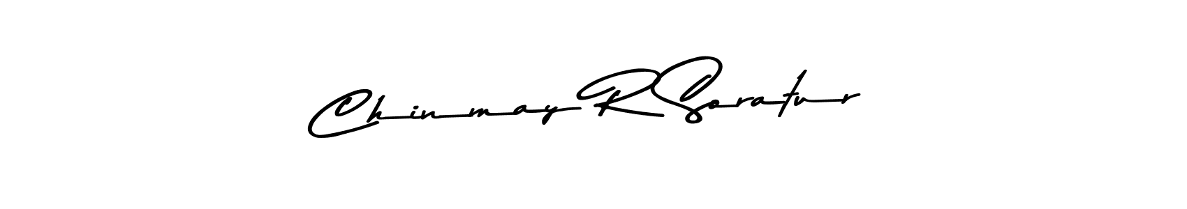 Create a beautiful signature design for name Chinmay R Soratur. With this signature (Asem Kandis PERSONAL USE) fonts, you can make a handwritten signature for free. Chinmay R Soratur signature style 9 images and pictures png