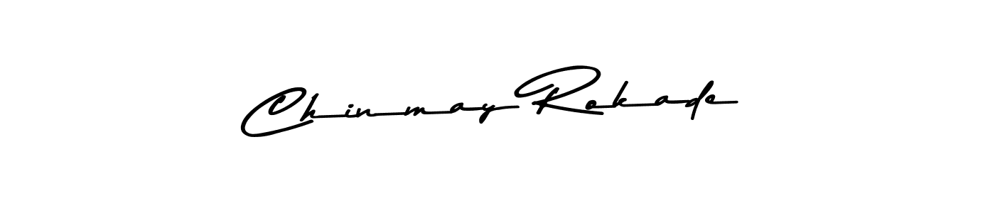 Make a beautiful signature design for name Chinmay Rokade. With this signature (Asem Kandis PERSONAL USE) style, you can create a handwritten signature for free. Chinmay Rokade signature style 9 images and pictures png