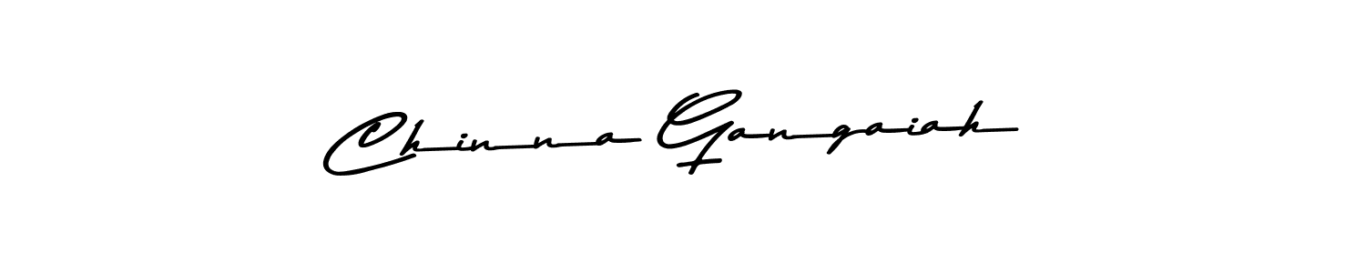 How to make Chinna Gangaiah signature? Asem Kandis PERSONAL USE is a professional autograph style. Create handwritten signature for Chinna Gangaiah name. Chinna Gangaiah signature style 9 images and pictures png