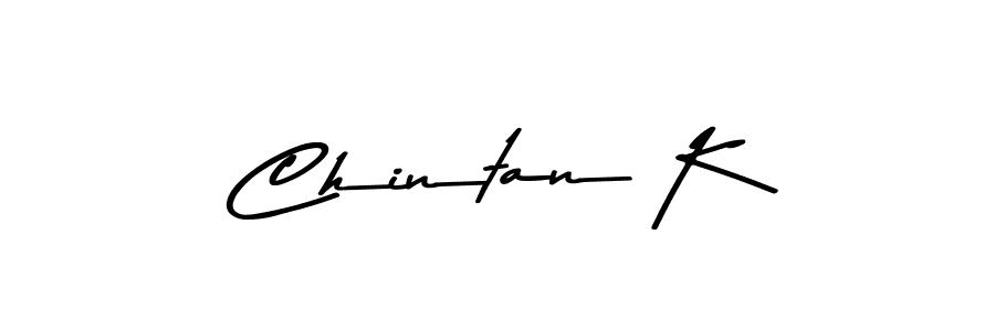 You should practise on your own different ways (Asem Kandis PERSONAL USE) to write your name (Chintan K) in signature. don't let someone else do it for you. Chintan K signature style 9 images and pictures png