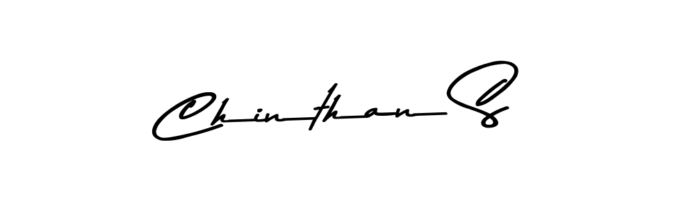 Make a beautiful signature design for name Chinthan S. Use this online signature maker to create a handwritten signature for free. Chinthan S signature style 9 images and pictures png