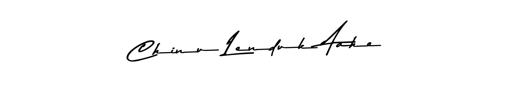 Design your own signature with our free online signature maker. With this signature software, you can create a handwritten (Asem Kandis PERSONAL USE) signature for name Chinu Lenduk Aahe. Chinu Lenduk Aahe signature style 9 images and pictures png