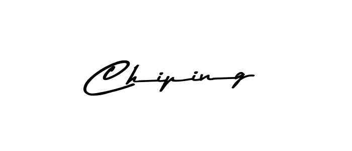 Use a signature maker to create a handwritten signature online. With this signature software, you can design (Asem Kandis PERSONAL USE) your own signature for name Chiping. Chiping signature style 9 images and pictures png