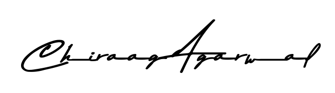 Chiraag Agarwal stylish signature style. Best Handwritten Sign (Asem Kandis PERSONAL USE) for my name. Handwritten Signature Collection Ideas for my name Chiraag Agarwal. Chiraag Agarwal signature style 9 images and pictures png
