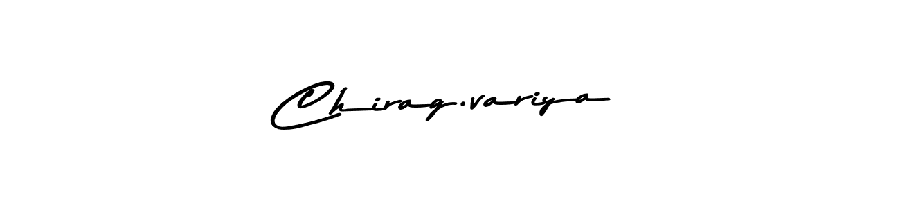 Create a beautiful signature design for name Chirag.variya. With this signature (Asem Kandis PERSONAL USE) fonts, you can make a handwritten signature for free. Chirag.variya signature style 9 images and pictures png