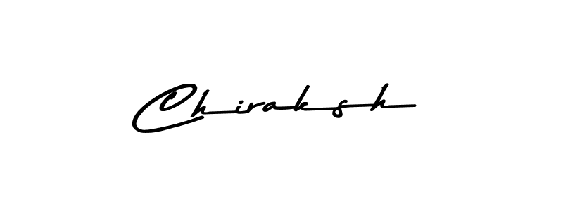 Design your own signature with our free online signature maker. With this signature software, you can create a handwritten (Asem Kandis PERSONAL USE) signature for name Chiraksh. Chiraksh signature style 9 images and pictures png