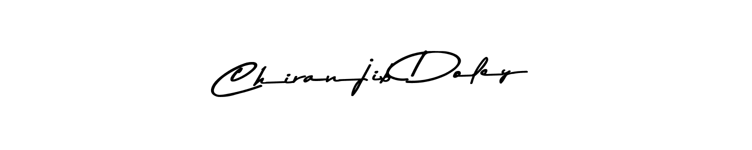 Make a beautiful signature design for name Chiranjib Doley. With this signature (Asem Kandis PERSONAL USE) style, you can create a handwritten signature for free. Chiranjib Doley signature style 9 images and pictures png