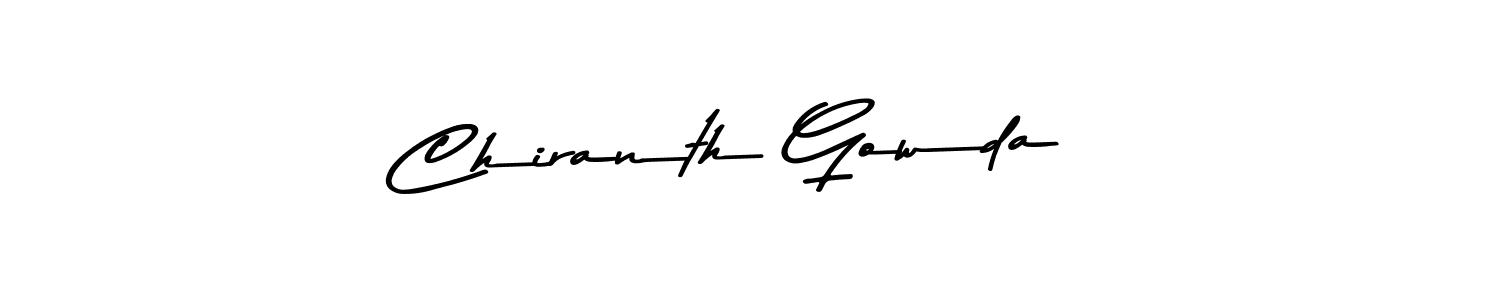 You should practise on your own different ways (Asem Kandis PERSONAL USE) to write your name (Chiranth Gowda ) in signature. don't let someone else do it for you. Chiranth Gowda  signature style 9 images and pictures png