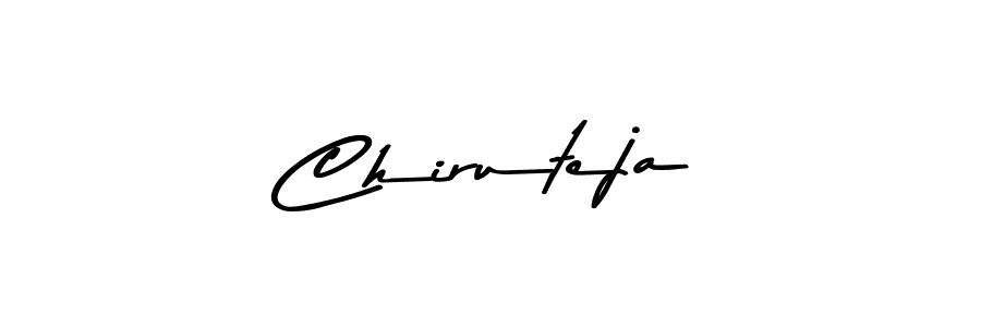 This is the best signature style for the Chiruteja name. Also you like these signature font (Asem Kandis PERSONAL USE). Mix name signature. Chiruteja signature style 9 images and pictures png