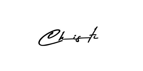 How to make Chisti name signature. Use Asem Kandis PERSONAL USE style for creating short signs online. This is the latest handwritten sign. Chisti signature style 9 images and pictures png