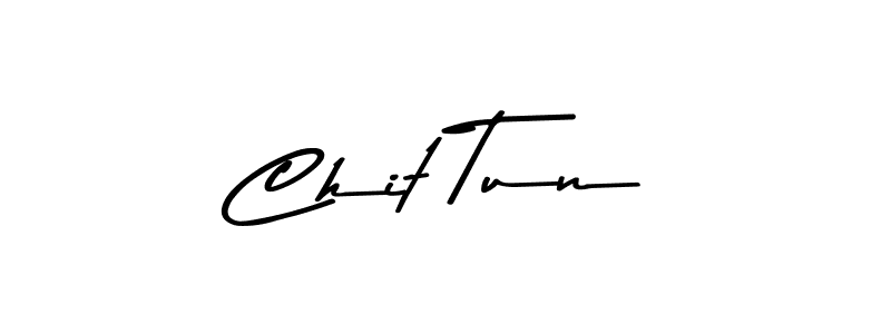 Similarly Asem Kandis PERSONAL USE is the best handwritten signature design. Signature creator online .You can use it as an online autograph creator for name Chit Tun. Chit Tun signature style 9 images and pictures png