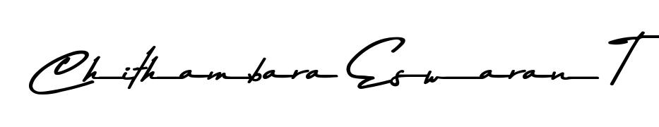 The Asem Kandis PERSONAL USE font gives name Chithambara Eswaran T a signature that looks effortless yet distinguished. Download high-res PNG instantly. Chithambara Eswaran T signature style 9 images and pictures png