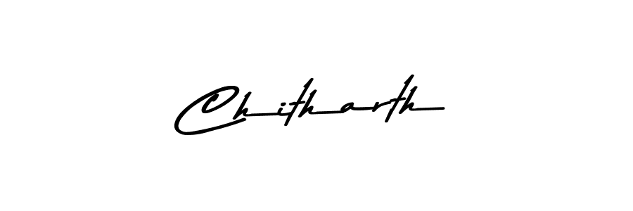 Design your own signature with our free online signature maker. With this signature software, you can create a handwritten (Asem Kandis PERSONAL USE) signature for name Chitharth. Chitharth signature style 9 images and pictures png