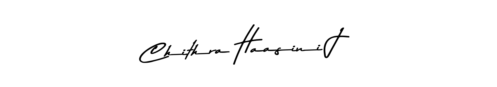 Design your own signature with our free online signature maker. With this signature software, you can create a handwritten (Asem Kandis PERSONAL USE) signature for name Chithra Haasini J. Chithra Haasini J signature style 9 images and pictures png