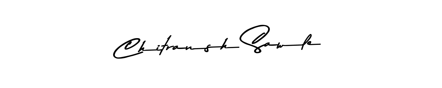 Make a beautiful signature design for name Chitransh Sawle. With this signature (Asem Kandis PERSONAL USE) style, you can create a handwritten signature for free. Chitransh Sawle signature style 9 images and pictures png