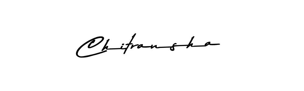 Create a beautiful signature design for name Chitransha. With this signature (Asem Kandis PERSONAL USE) fonts, you can make a handwritten signature for free. Chitransha signature style 9 images and pictures png