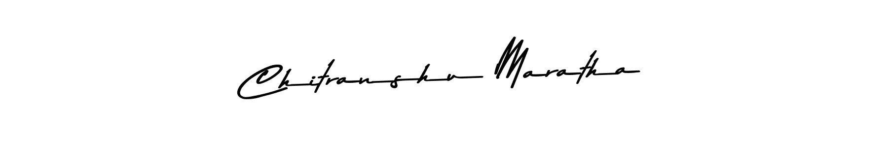 Use a signature maker to create a handwritten signature online. With this signature software, you can design (Asem Kandis PERSONAL USE) your own signature for name Chitranshu Maratha. Chitranshu Maratha signature style 9 images and pictures png