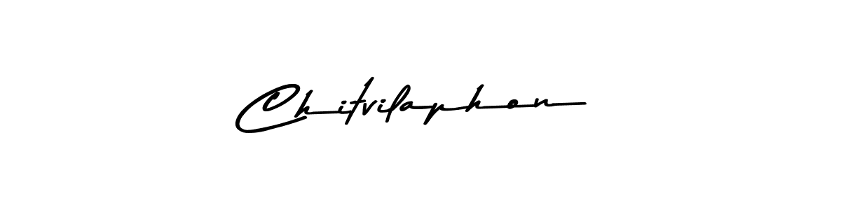 Create a beautiful signature design for name Chitvilaphon. With this signature (Asem Kandis PERSONAL USE) fonts, you can make a handwritten signature for free. Chitvilaphon signature style 9 images and pictures png