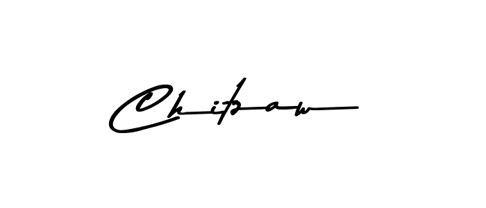 Design your own signature with our free online signature maker. With this signature software, you can create a handwritten (Asem Kandis PERSONAL USE) signature for name Chitzaw. Chitzaw signature style 9 images and pictures png