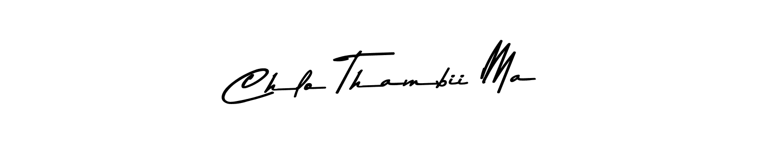 Create a beautiful signature design for name Chlo Thambii Ma. With this signature (Asem Kandis PERSONAL USE) fonts, you can make a handwritten signature for free. Chlo Thambii Ma signature style 9 images and pictures png