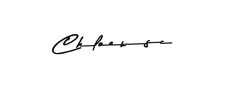 Chloewsc stylish signature style. Best Handwritten Sign (Asem Kandis PERSONAL USE) for my name. Handwritten Signature Collection Ideas for my name Chloewsc. Chloewsc signature style 9 images and pictures png