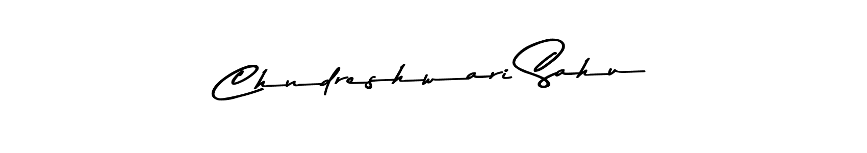 Design your own signature with our free online signature maker. With this signature software, you can create a handwritten (Asem Kandis PERSONAL USE) signature for name Chndreshwari Sahu. Chndreshwari Sahu signature style 9 images and pictures png