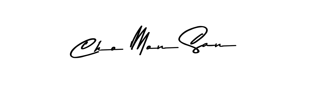 How to make Cho Mon San signature? Asem Kandis PERSONAL USE is a professional autograph style. Create handwritten signature for Cho Mon San name. Cho Mon San signature style 9 images and pictures png