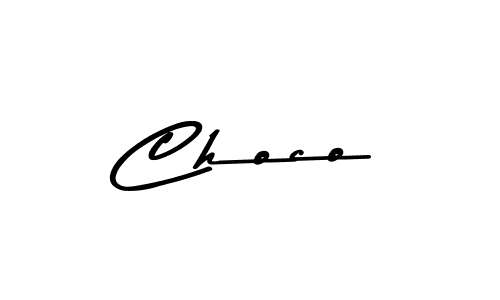 How to make Choco name signature. Use Asem Kandis PERSONAL USE style for creating short signs online. This is the latest handwritten sign. Choco signature style 9 images and pictures png