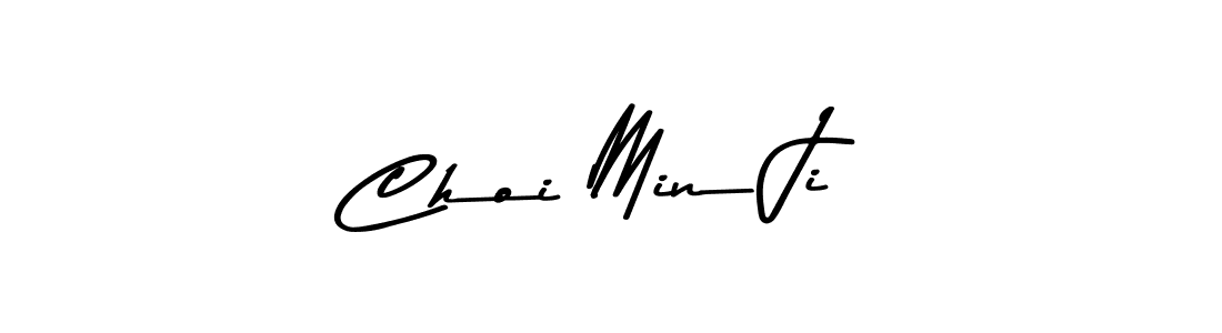You should practise on your own different ways (Asem Kandis PERSONAL USE) to write your name (Choi Min Ji) in signature. don't let someone else do it for you. Choi Min Ji signature style 9 images and pictures png