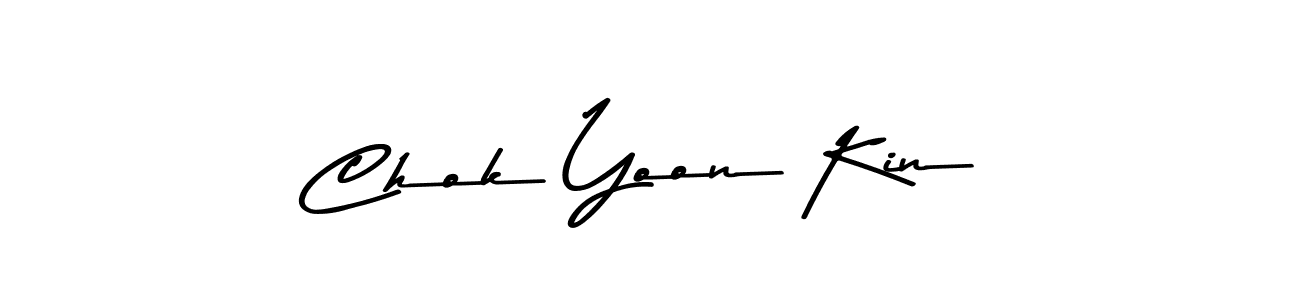 Chok Yoon Kin stylish signature style. Best Handwritten Sign (Asem Kandis PERSONAL USE) for my name. Handwritten Signature Collection Ideas for my name Chok Yoon Kin. Chok Yoon Kin signature style 9 images and pictures png