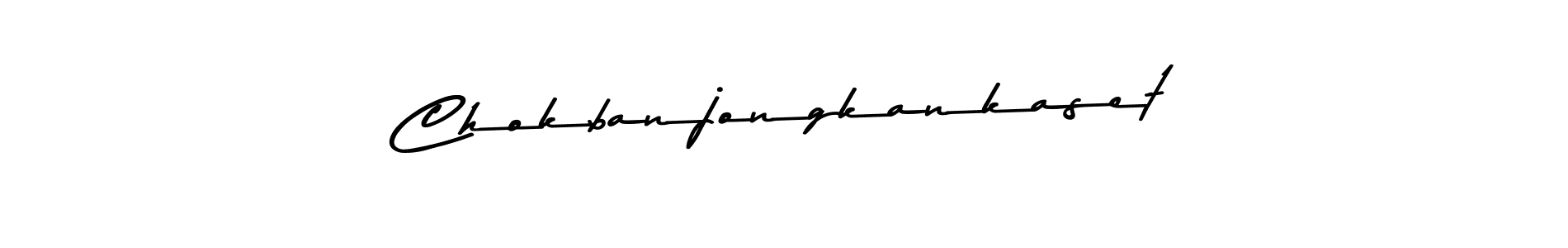 Asem Kandis PERSONAL USE is a professional signature style that is perfect for those who want to add a touch of class to their signature. It is also a great choice for those who want to make their signature more unique. Get Chokbanjongkankaset name to fancy signature for free. Chokbanjongkankaset signature style 9 images and pictures png