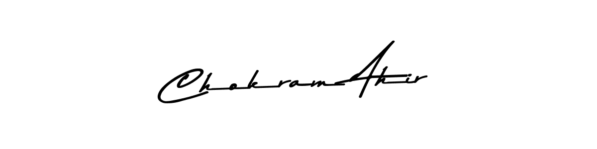 How to make Chokram Ahir signature? Asem Kandis PERSONAL USE is a professional autograph style. Create handwritten signature for Chokram Ahir name. Chokram Ahir signature style 9 images and pictures png