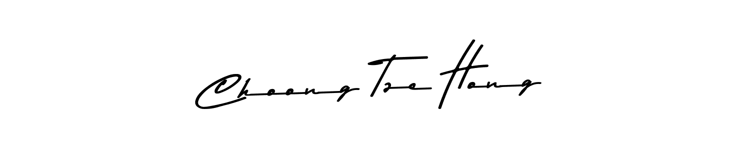 How to make Choong Tze Hong name signature. Use Asem Kandis PERSONAL USE style for creating short signs online. This is the latest handwritten sign. Choong Tze Hong signature style 9 images and pictures png