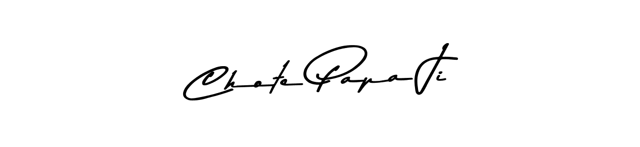 Chote Papa Ji stylish signature style. Best Handwritten Sign (Asem Kandis PERSONAL USE) for my name. Handwritten Signature Collection Ideas for my name Chote Papa Ji. Chote Papa Ji signature style 9 images and pictures png