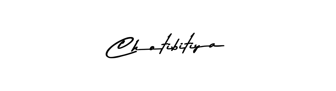 How to make Chotibitiya signature? Asem Kandis PERSONAL USE is a professional autograph style. Create handwritten signature for Chotibitiya name. Chotibitiya signature style 9 images and pictures png