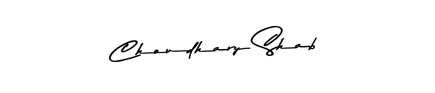 You should practise on your own different ways (Asem Kandis PERSONAL USE) to write your name (Choudhary Shab) in signature. don't let someone else do it for you. Choudhary Shab signature style 9 images and pictures png
