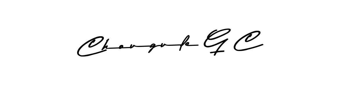 Chougule G C stylish signature style. Best Handwritten Sign (Asem Kandis PERSONAL USE) for my name. Handwritten Signature Collection Ideas for my name Chougule G C. Chougule G C signature style 9 images and pictures png