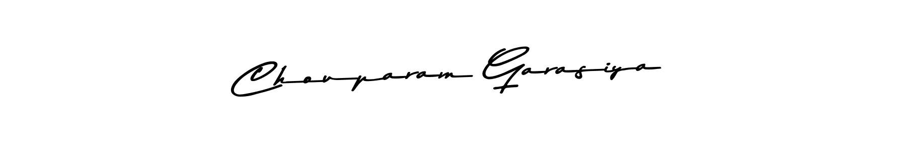 How to make Chouparam Garasiya signature? Asem Kandis PERSONAL USE is a professional autograph style. Create handwritten signature for Chouparam Garasiya name. Chouparam Garasiya signature style 9 images and pictures png