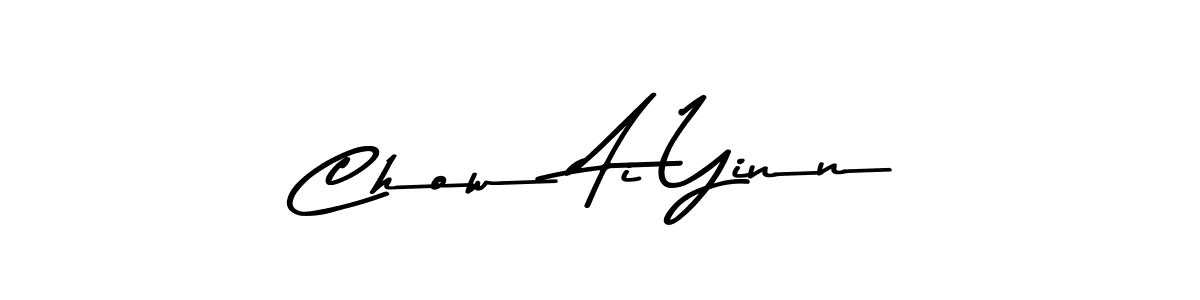 Make a beautiful signature design for name Chow Ai Yinn. With this signature (Asem Kandis PERSONAL USE) style, you can create a handwritten signature for free. Chow Ai Yinn signature style 9 images and pictures png
